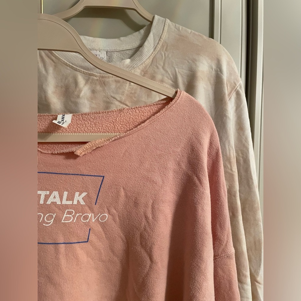 Cropped & Tie Dye Sweatshirt Bundle, 2-pieces